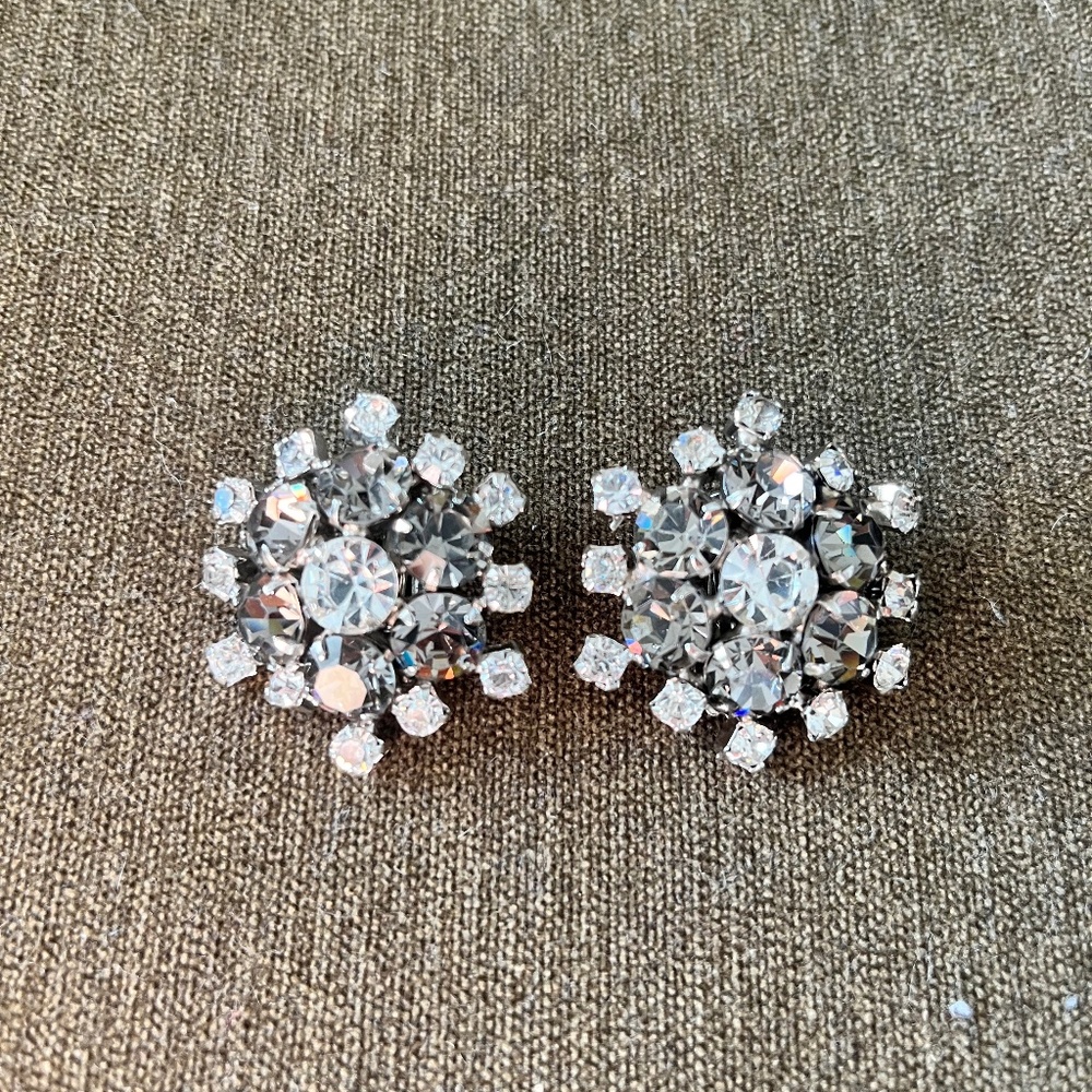 Vintage crystal earrings